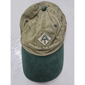 Appalachian Trail Conference Cap Green Hat Embroidered Logo Cotton Adjustable